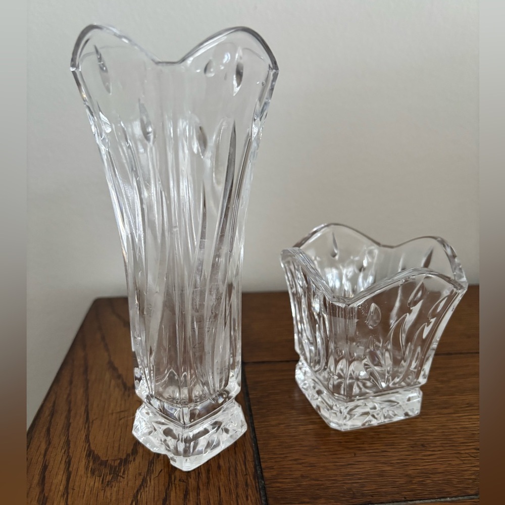Partlite Signature Crystal Bud Vase and candle holder